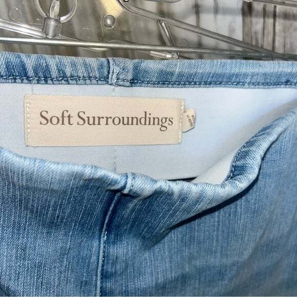 Soft Surroundings Ultimate Soft Pull On Snap Leg Jeans - Picture 3 of 6